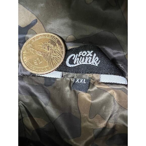 Bunda - FOX Chunk Puffa Shield Fishing Utility Puffer Jacket - Green Camo - 2XL - Picture 6 of 9